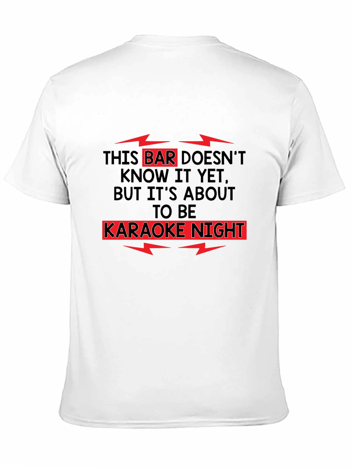 Karaoke Night T-Shirt - Bar Prank Tee