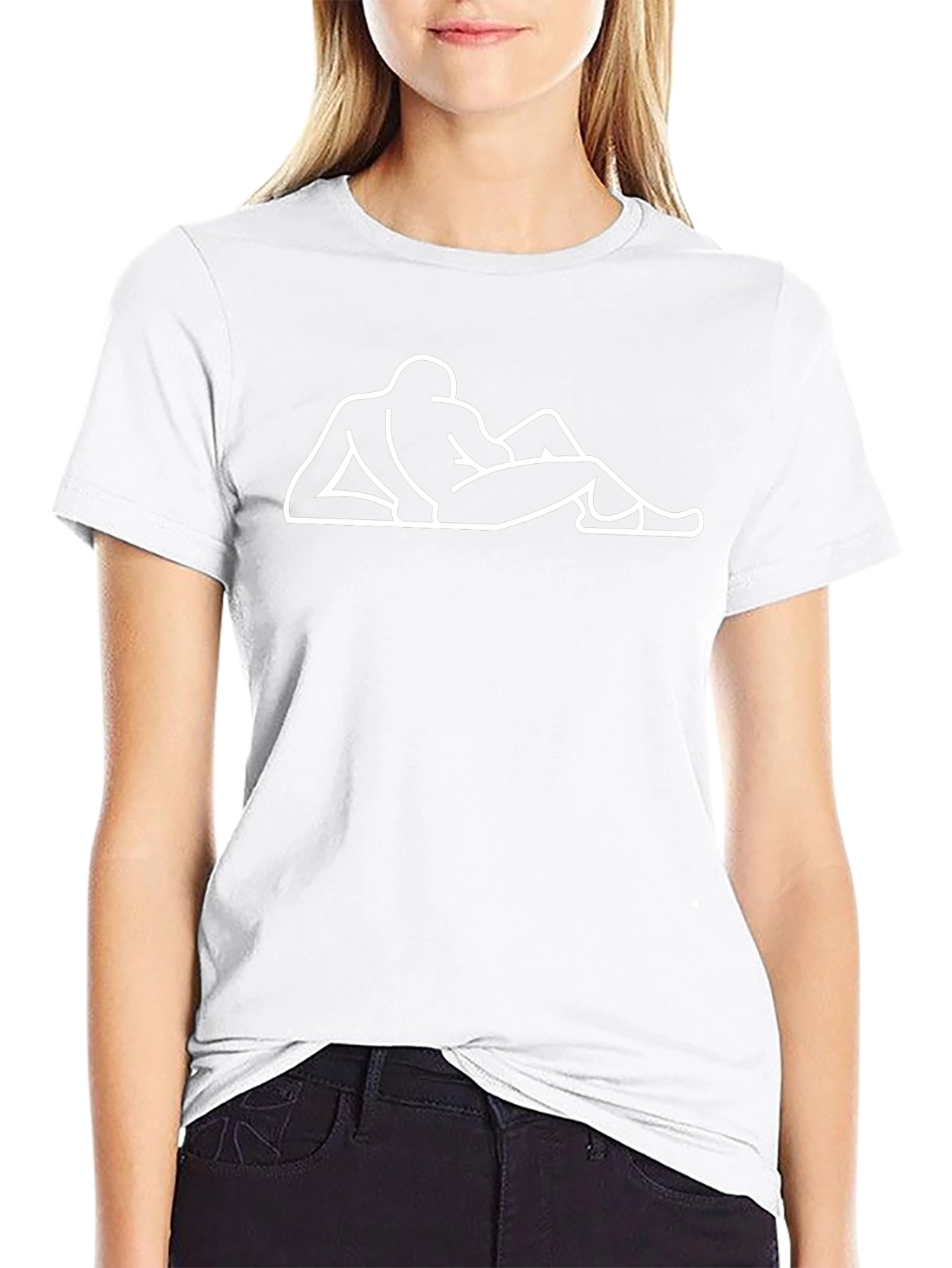 Abstract Graphic Tee - Relaxed Pose