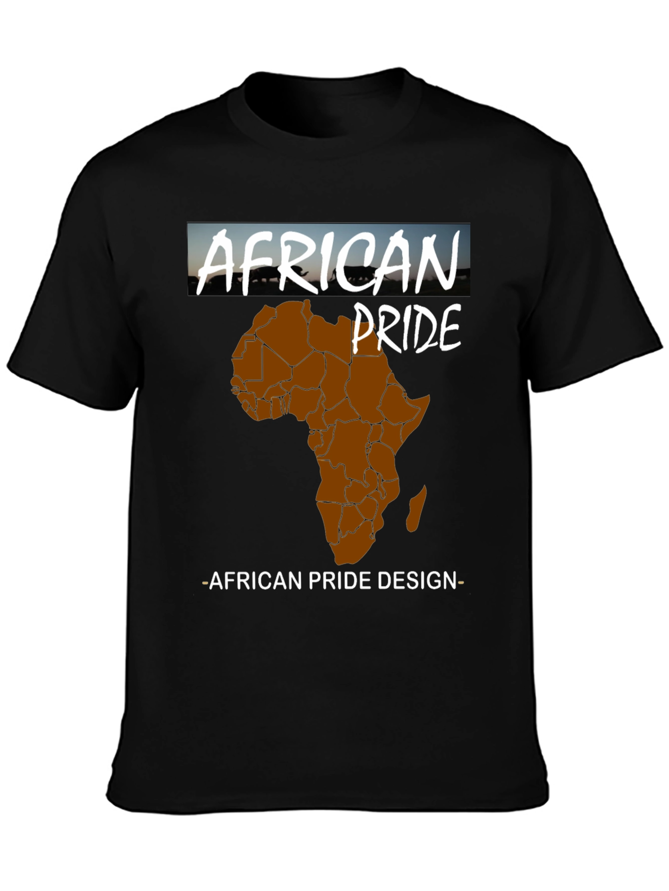 African Pride Black T-Shirt