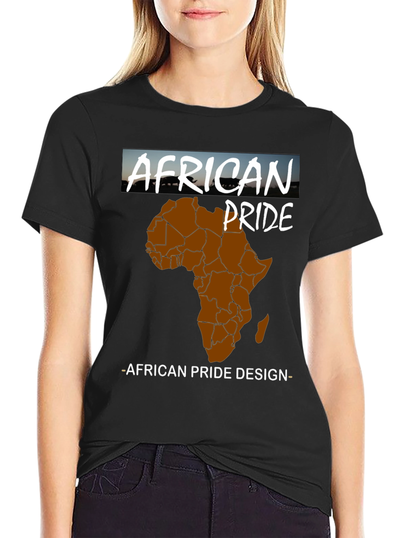 African Pride Black T-Shirt