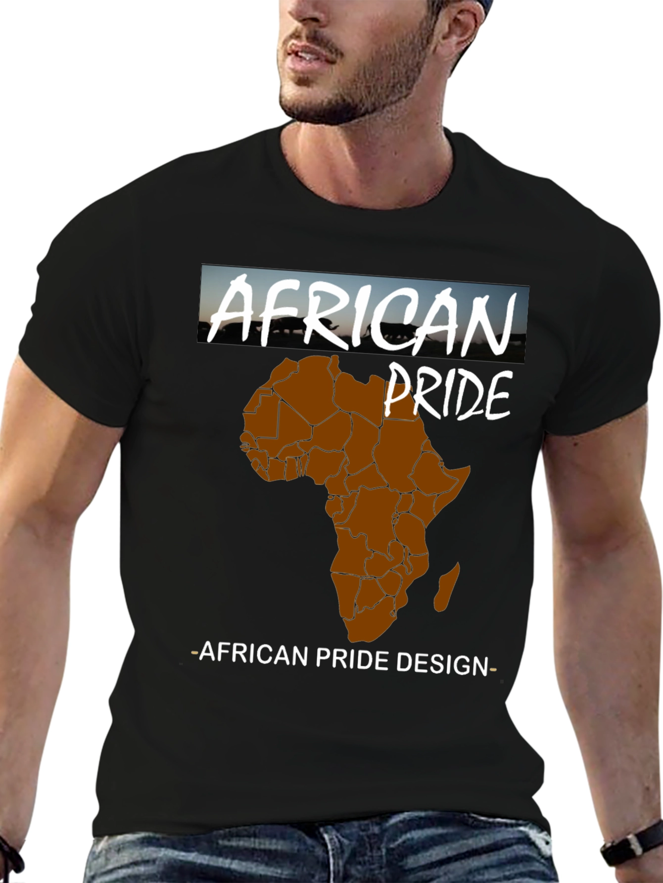 African Pride Black T-Shirt