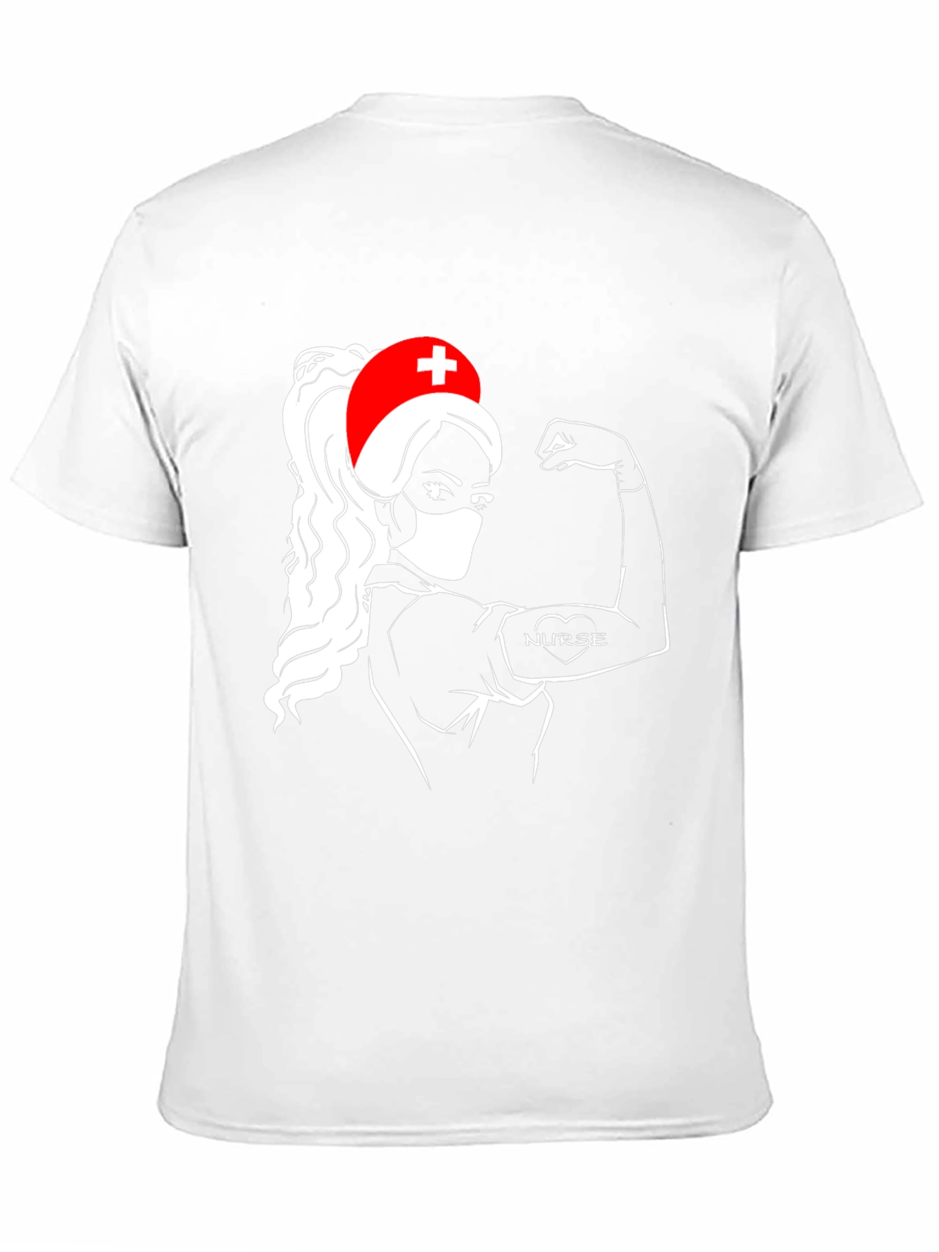 Nurse Power T-Shirt - Black Graphic Tee