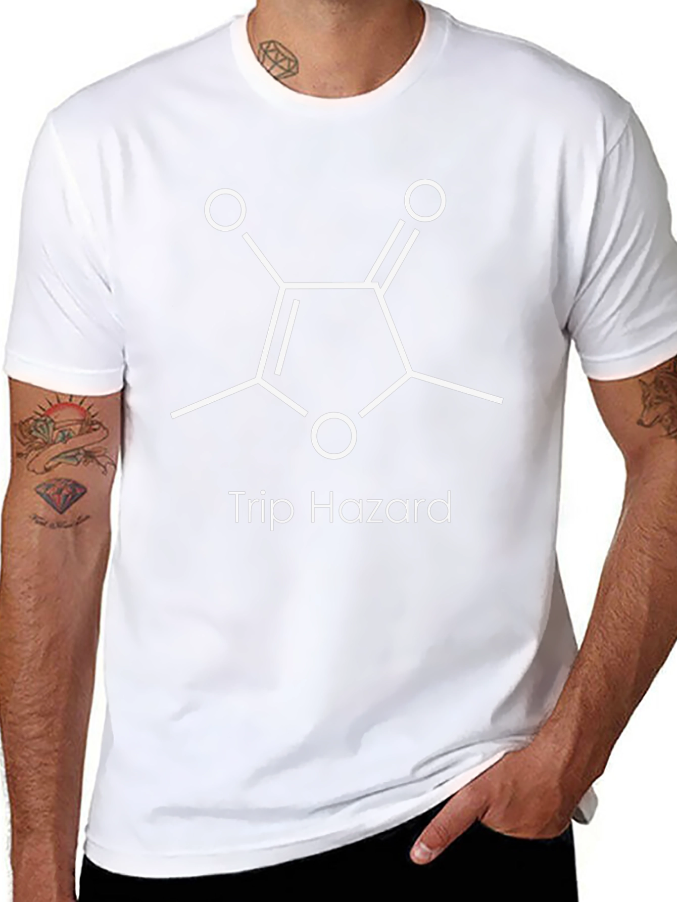 Trip Hazard Molecule Graphic T-Shirt