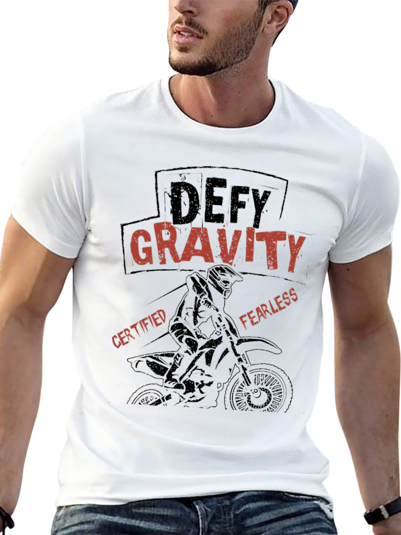 Defy Gravity Motocross Graphic Tee