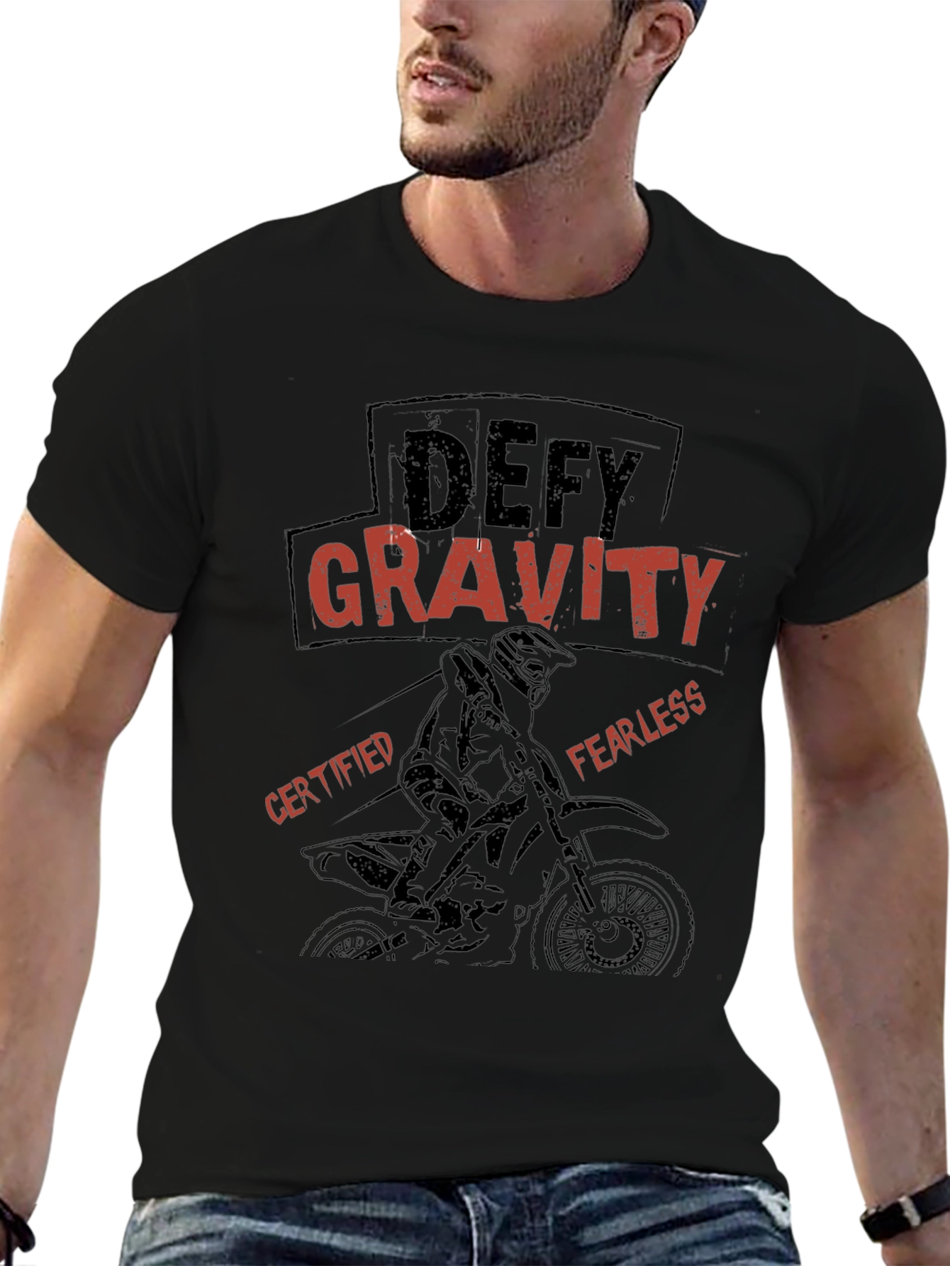 Defy Gravity Motocross Graphic Tee