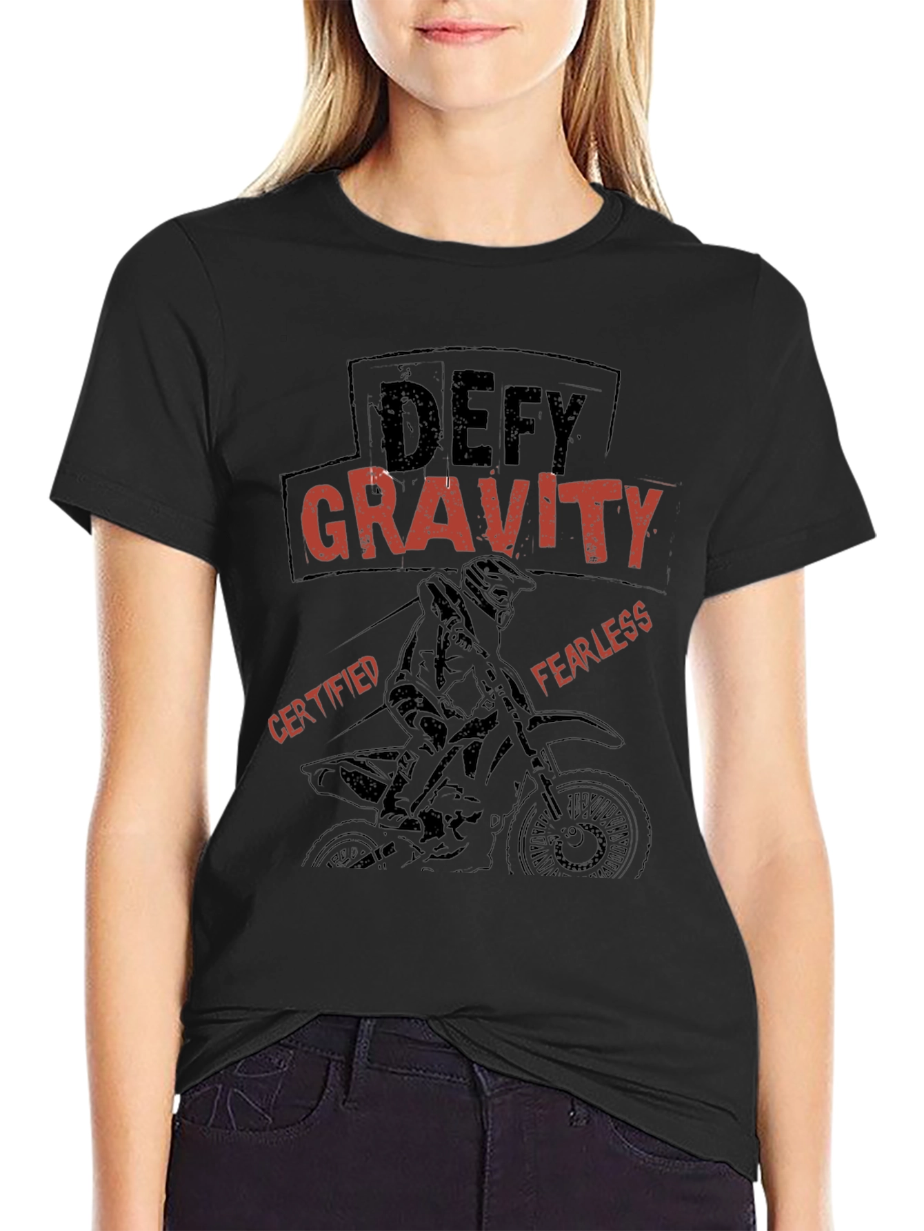 Defy Gravity Motocross Graphic Tee