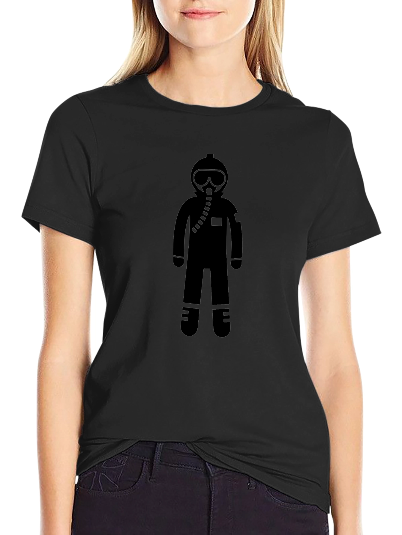 Black Astronaut Graphic Tee