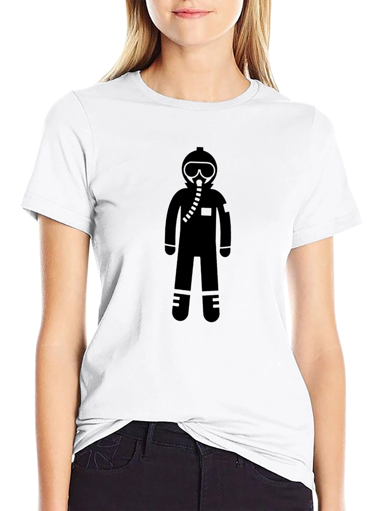 Black Astronaut Graphic Tee