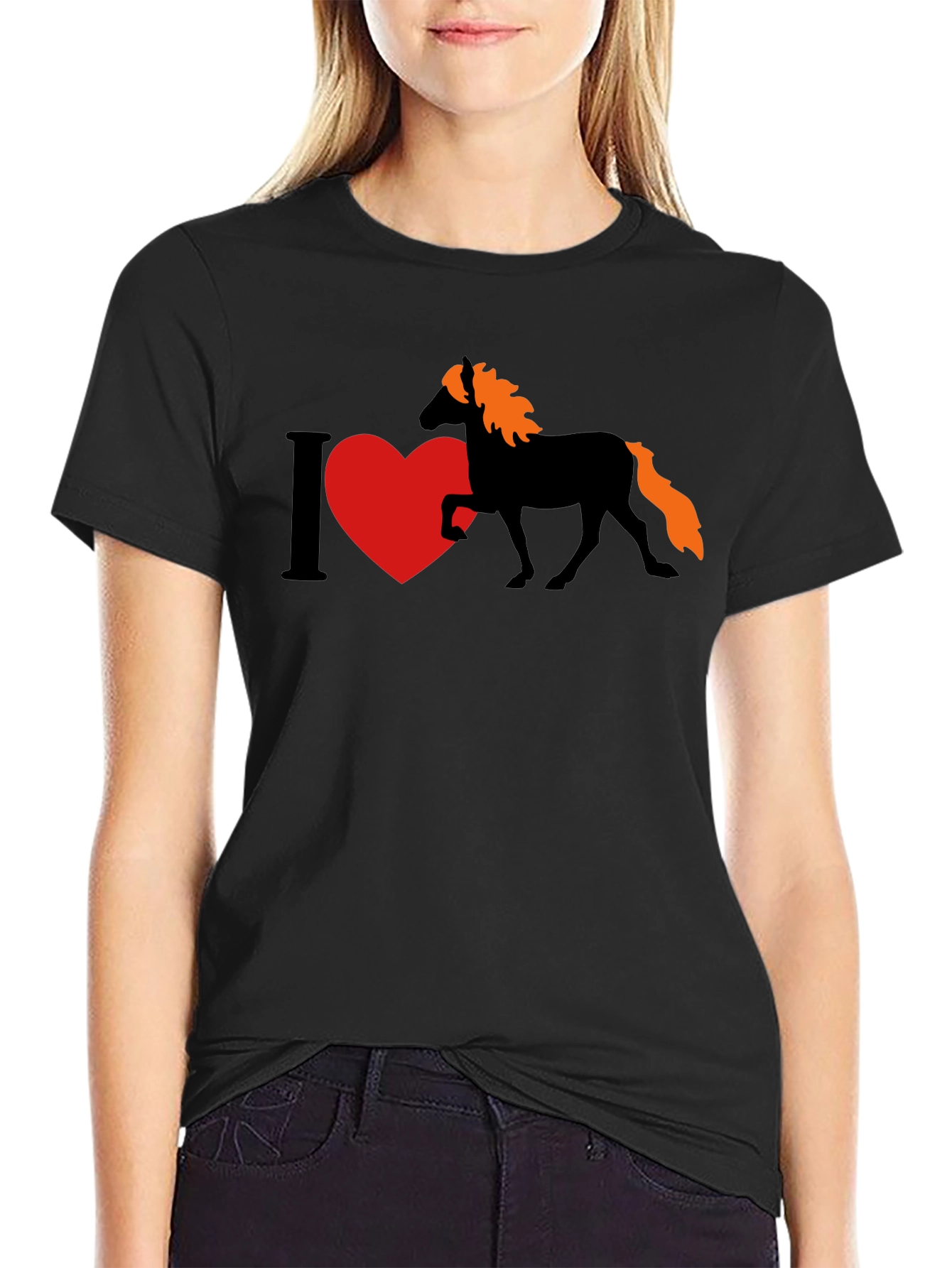 I Heart Horses Graphic T-Shirt