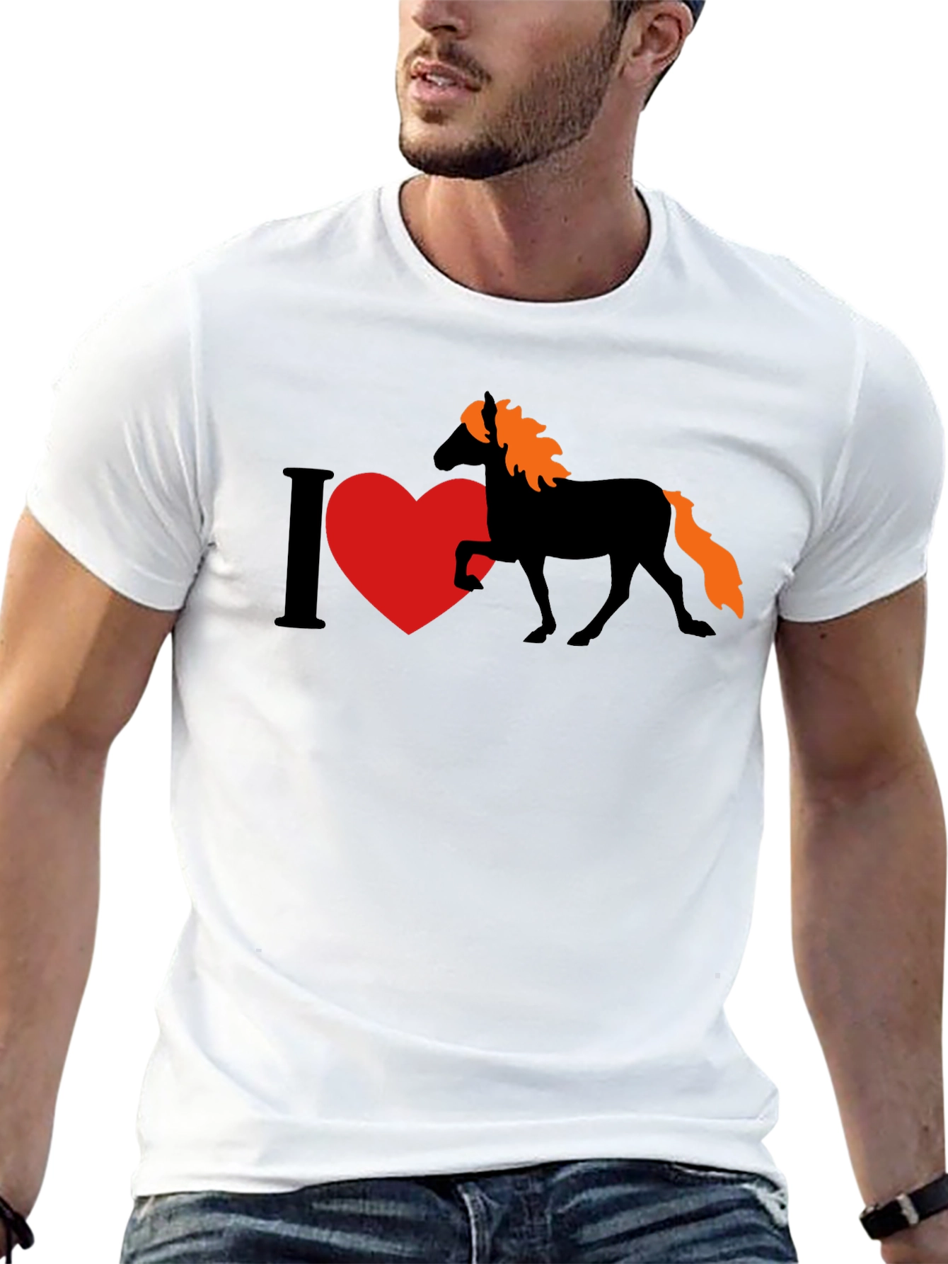 I Heart Horses Graphic T-Shirt