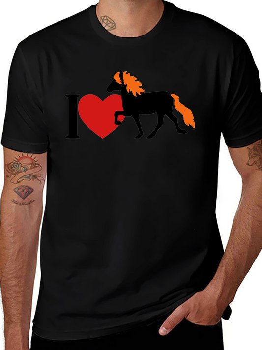 I Heart Horses Graphic T-Shirt