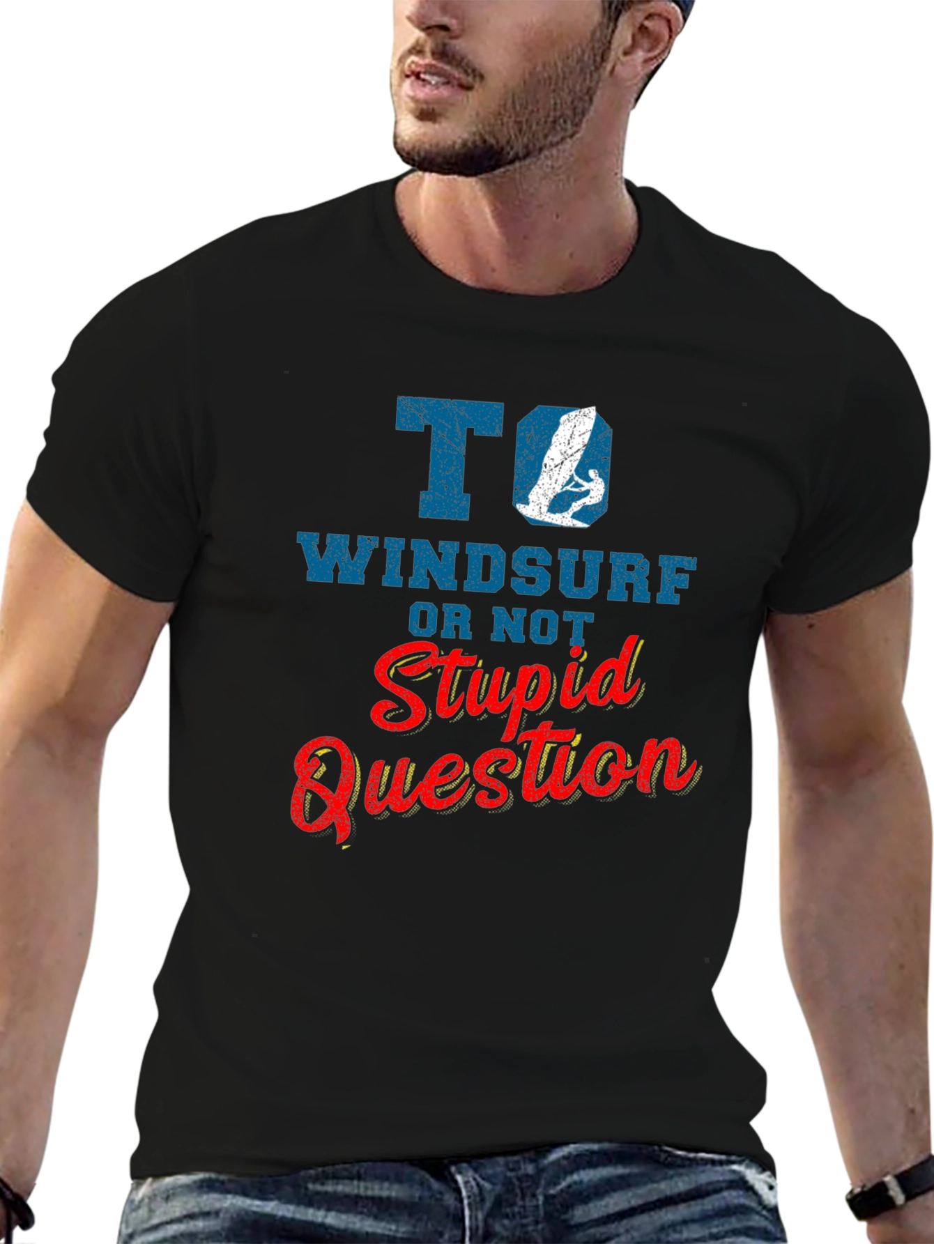 Windsurf T-Shirt - To Windsurf Or Not