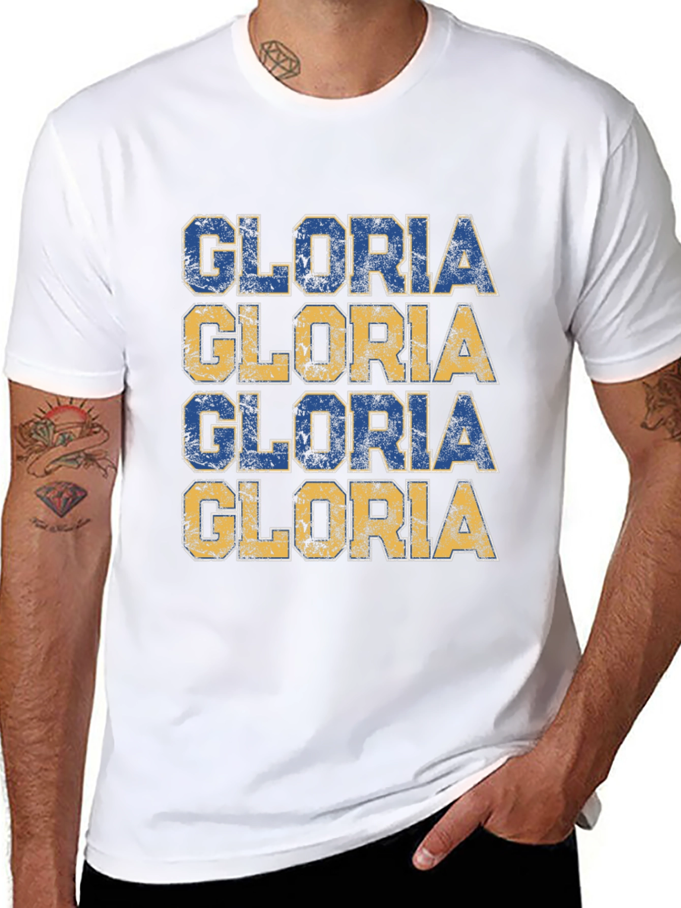 Gloria Graphic Tee - Trendy Casual Shirt