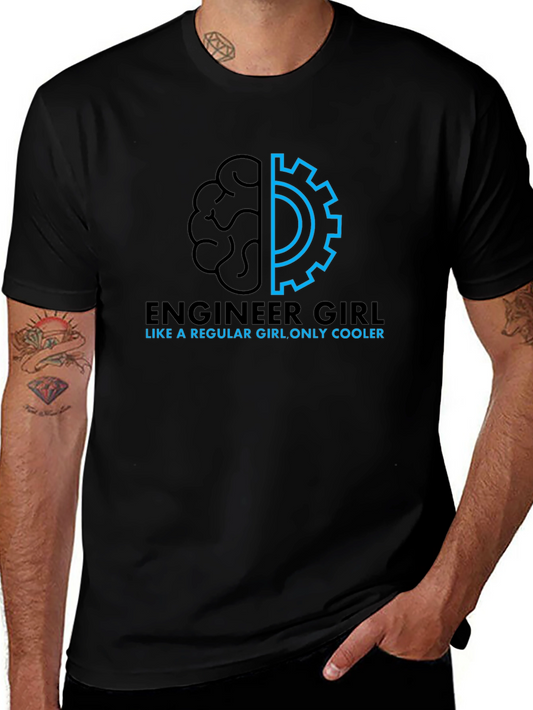Engineer Girl T-Shirt: Cool Smart & Unique Design