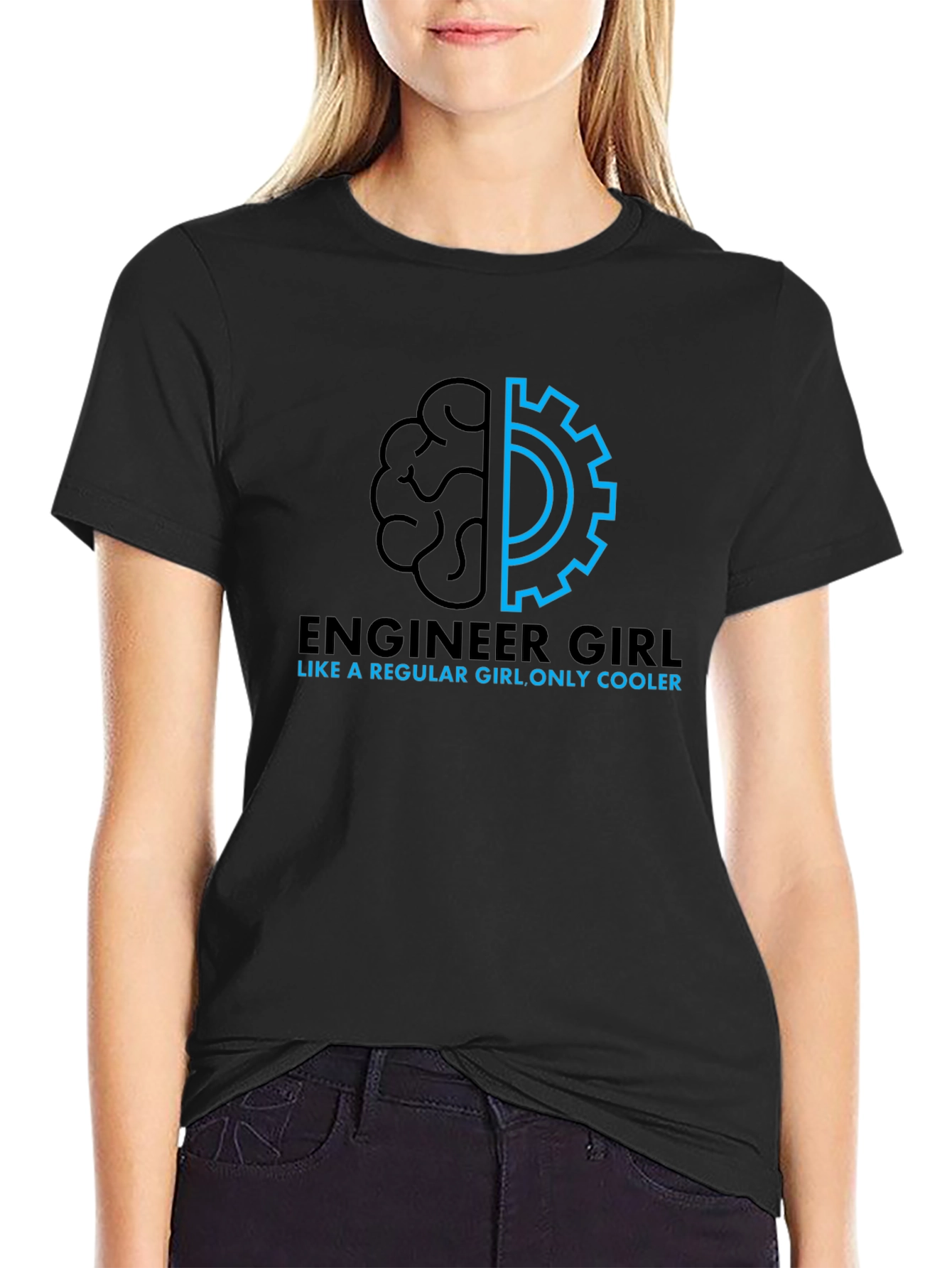 Engineer Girl T-Shirt: Cool Smart & Unique Design