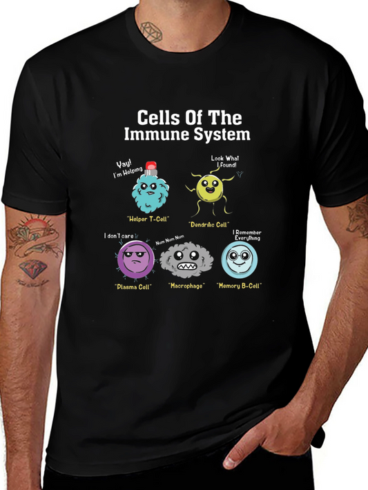 Immune System Cells Graphic T-Shirt