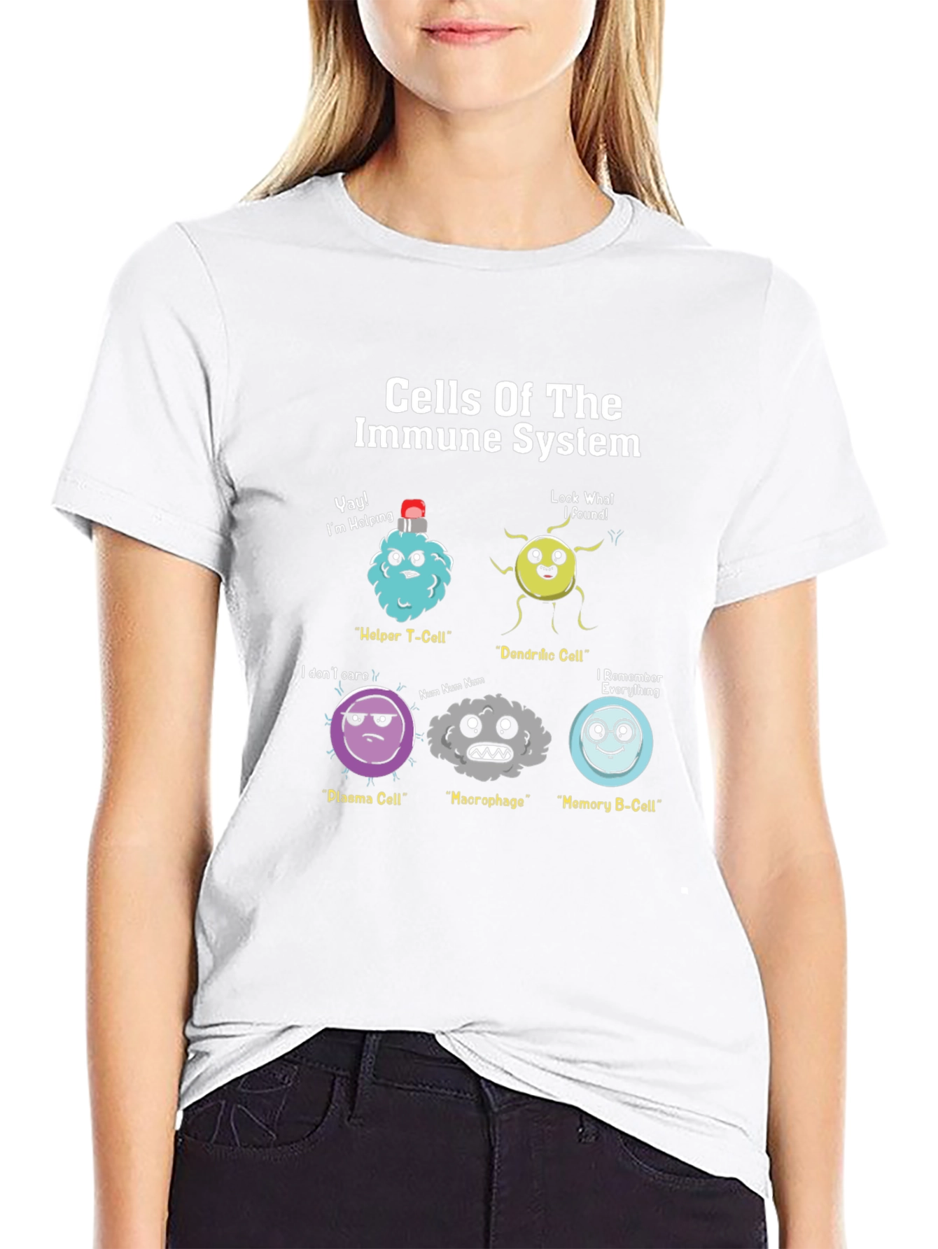 Immune System Cells Graphic T-Shirt