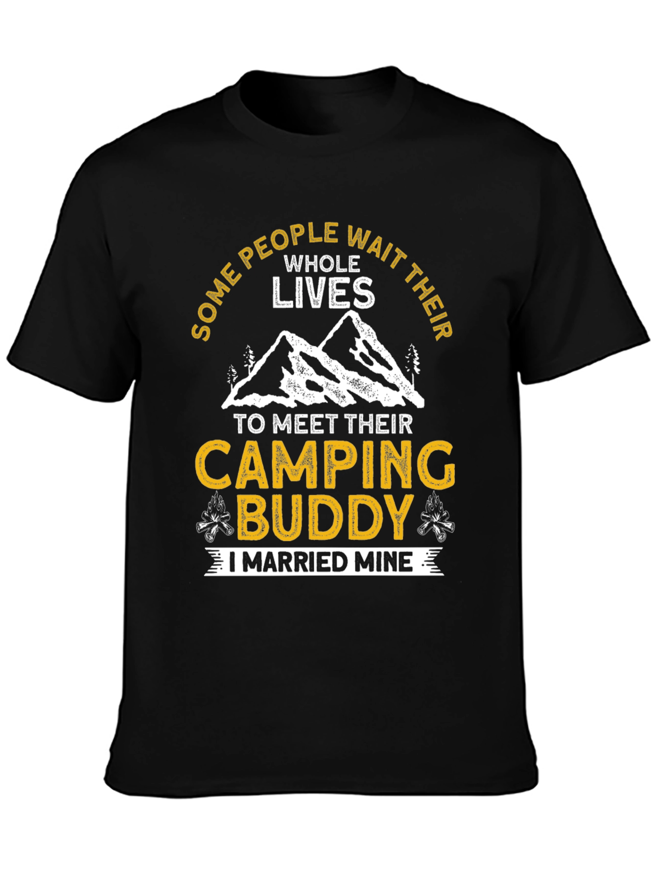Camping Buddy T-Shirt - Married Mine Adventure Tee