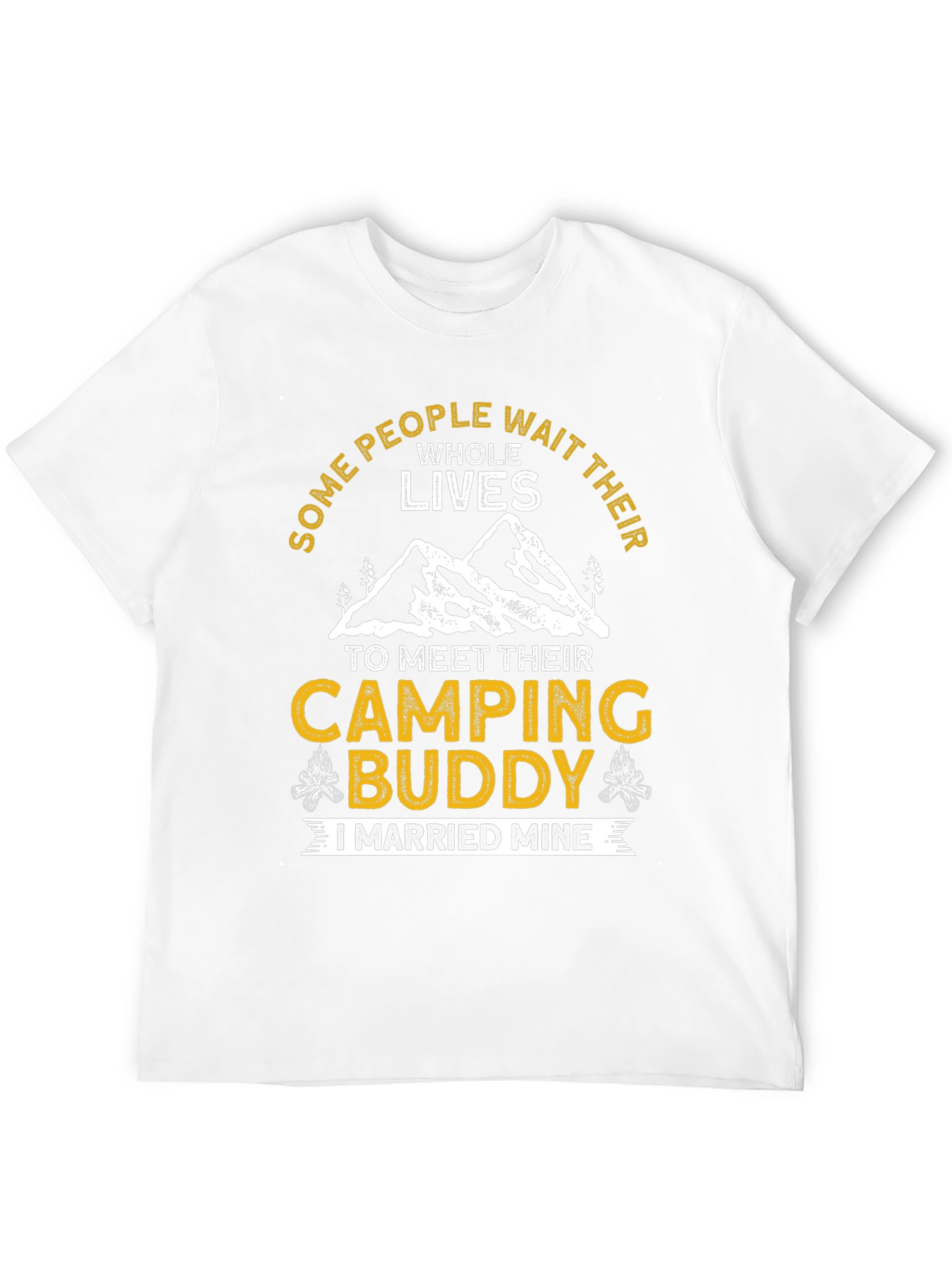 Camping Buddy T-Shirt - Married Mine Adventure Tee