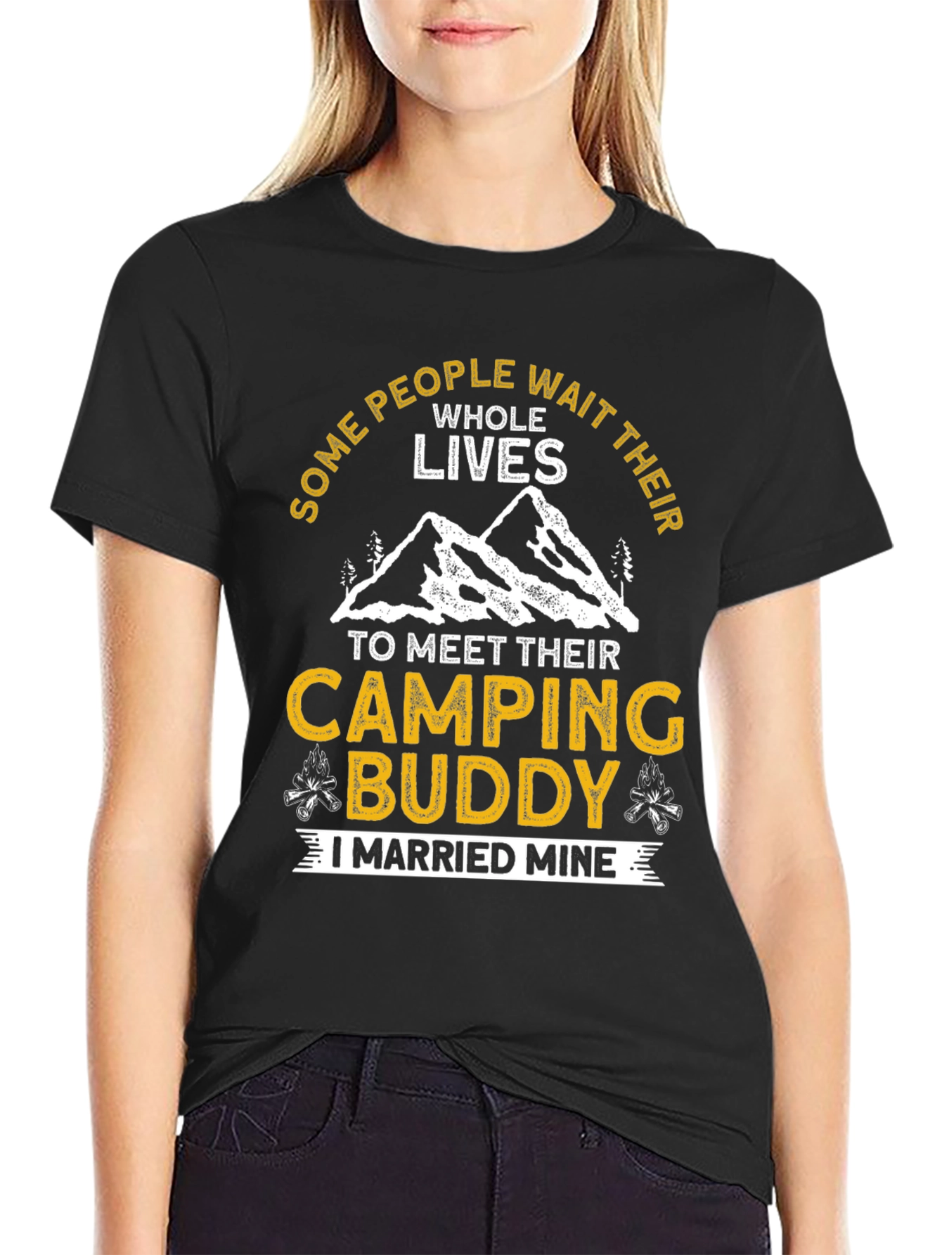 Camping Buddy T-Shirt - Married Mine Adventure Tee