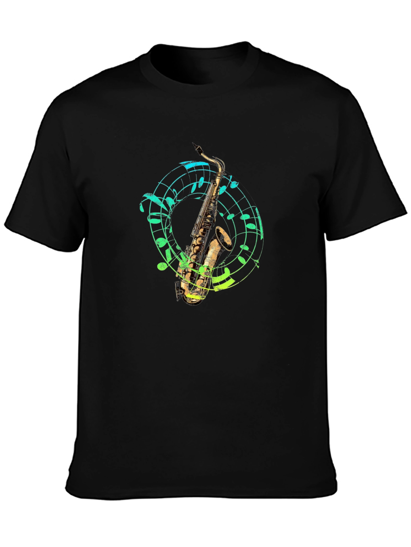 Saxophone Music T-Shirt - Cool Graphic Tee