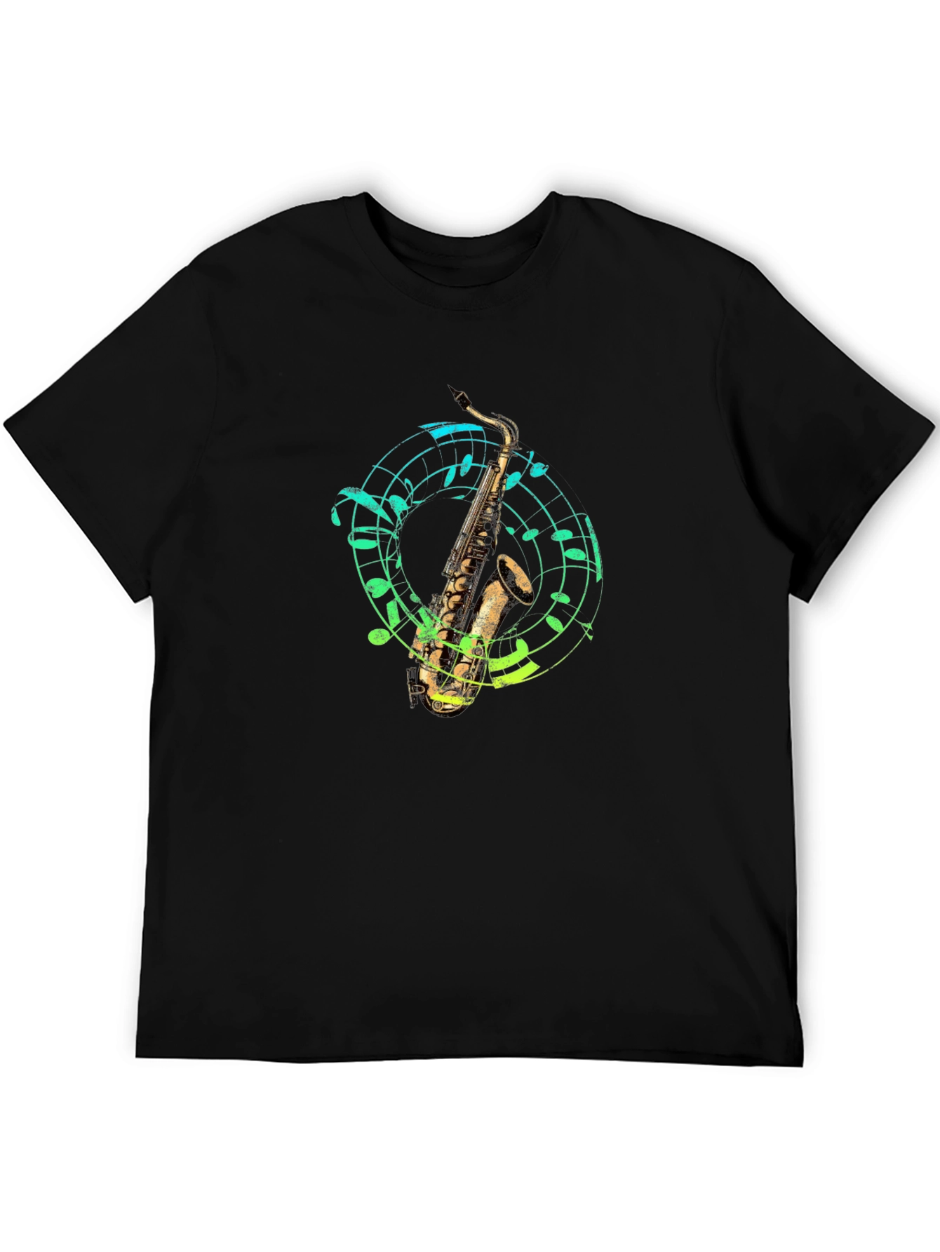 Saxophone Music T-Shirt - Cool Graphic Tee