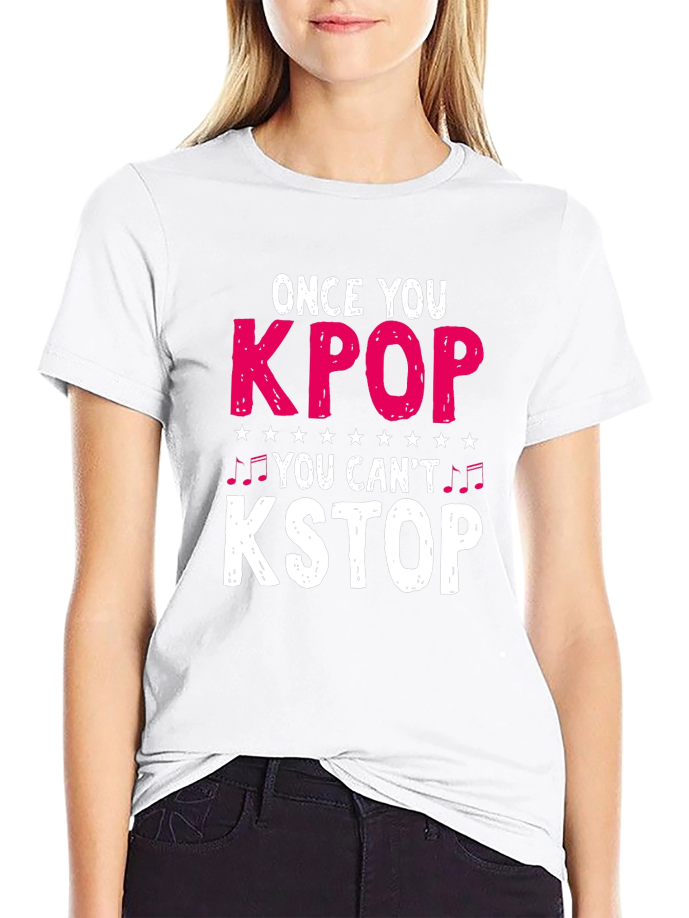 KPOP Fan T-Shirt: Once You KPOP You Cant KSTOP!