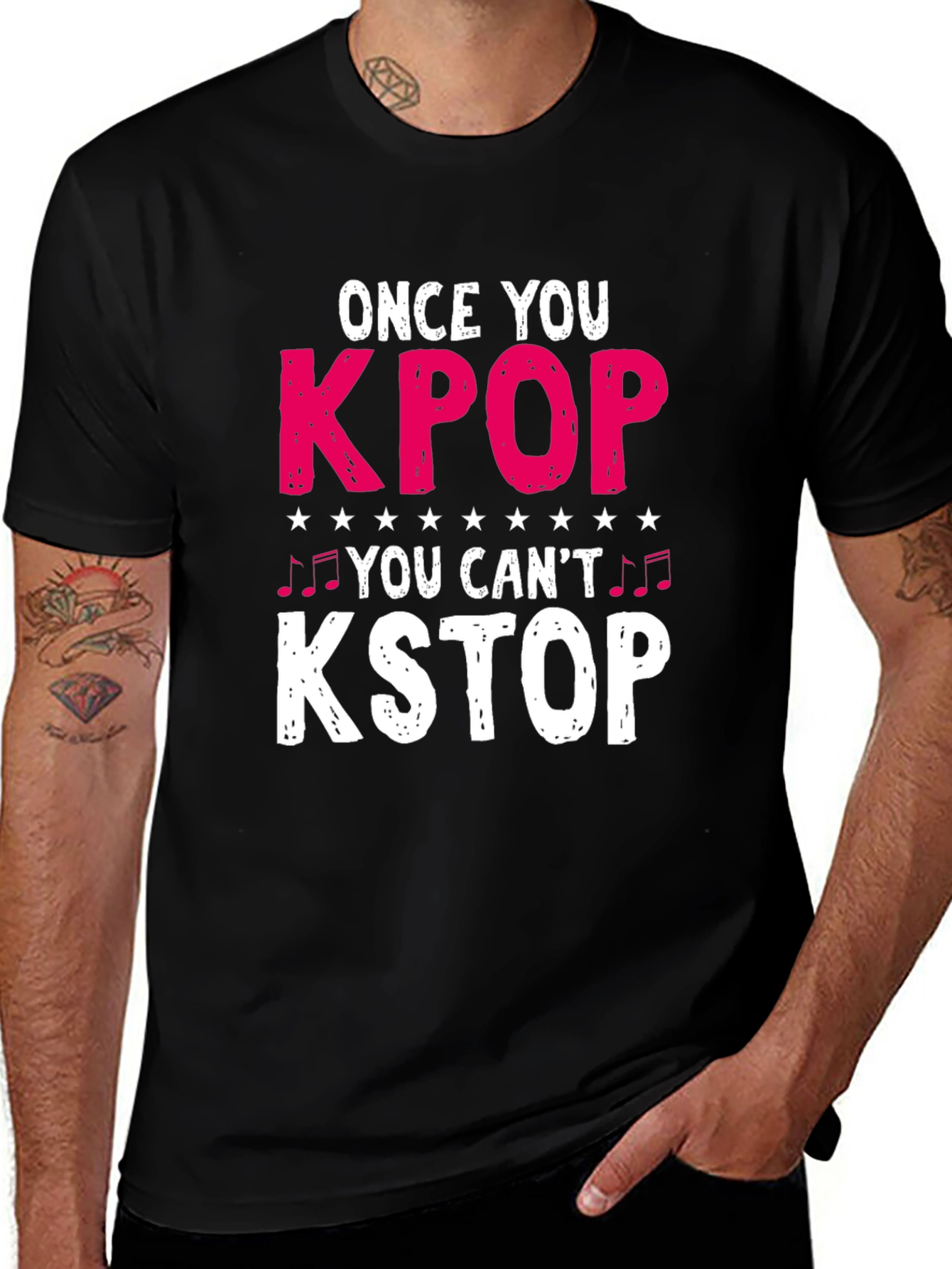 KPOP Fan T-Shirt: Once You KPOP You Cant KSTOP!