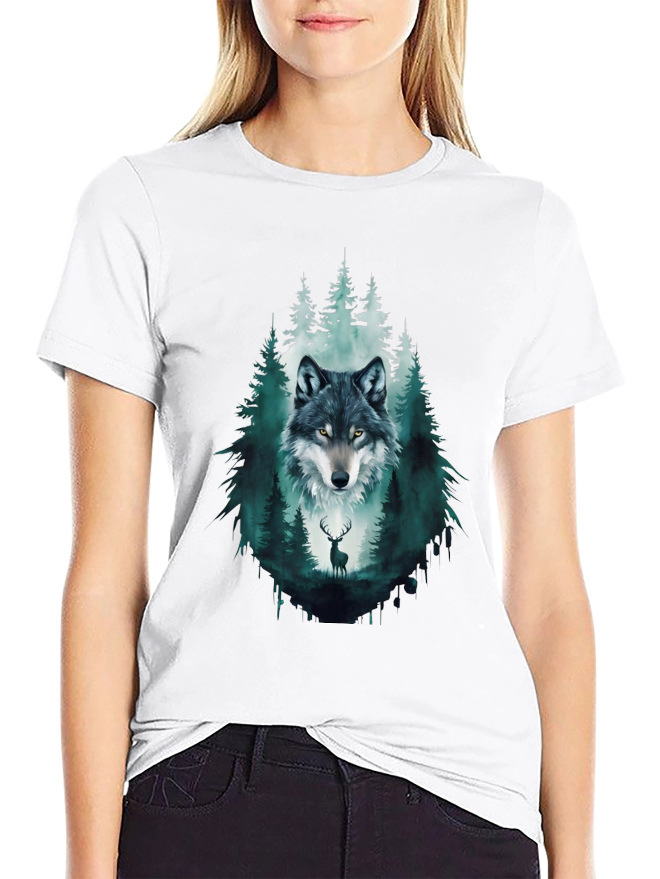 Wolf & Forest Graphic Tee
