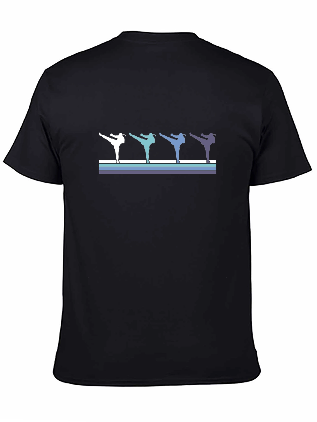 Retro Martial Arts Kick T-Shirt