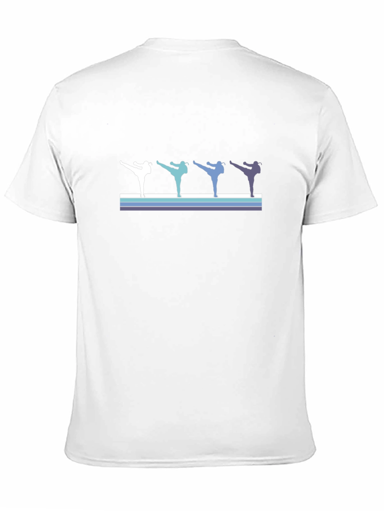 Retro Martial Arts Kick T-Shirt