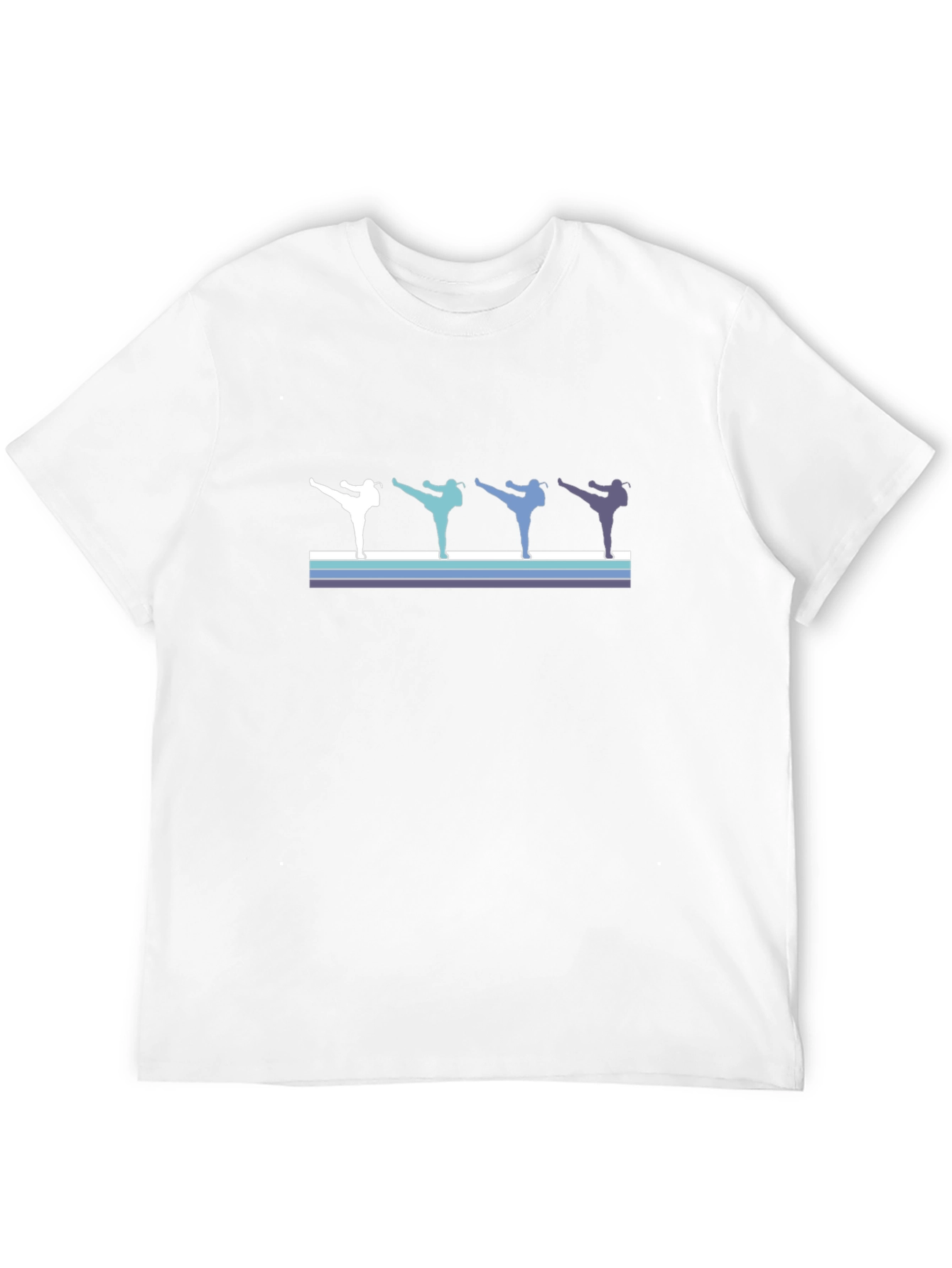 Retro Martial Arts Kick T-Shirt