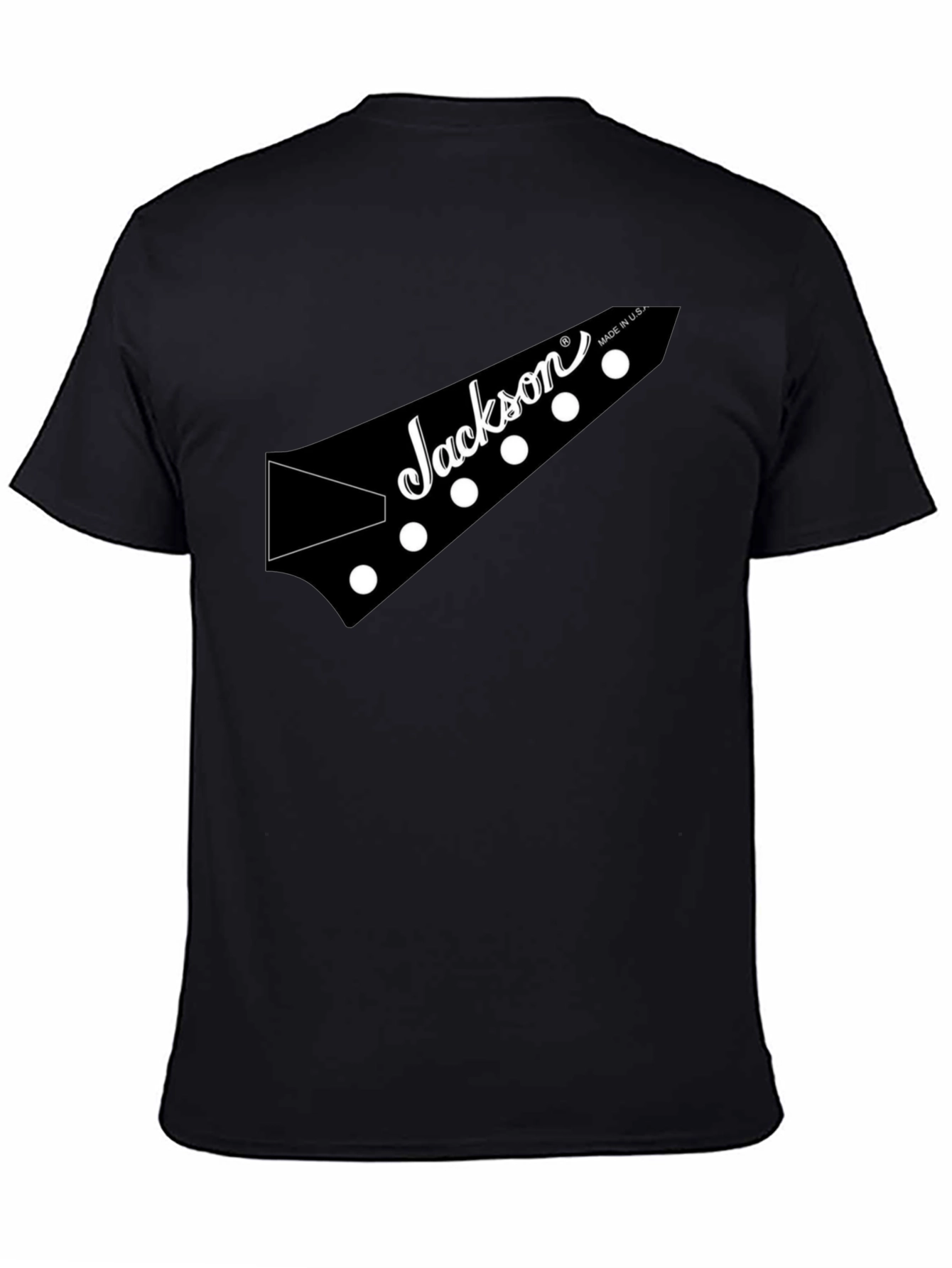 Jackson Guitar Headstock Black T-Shirt