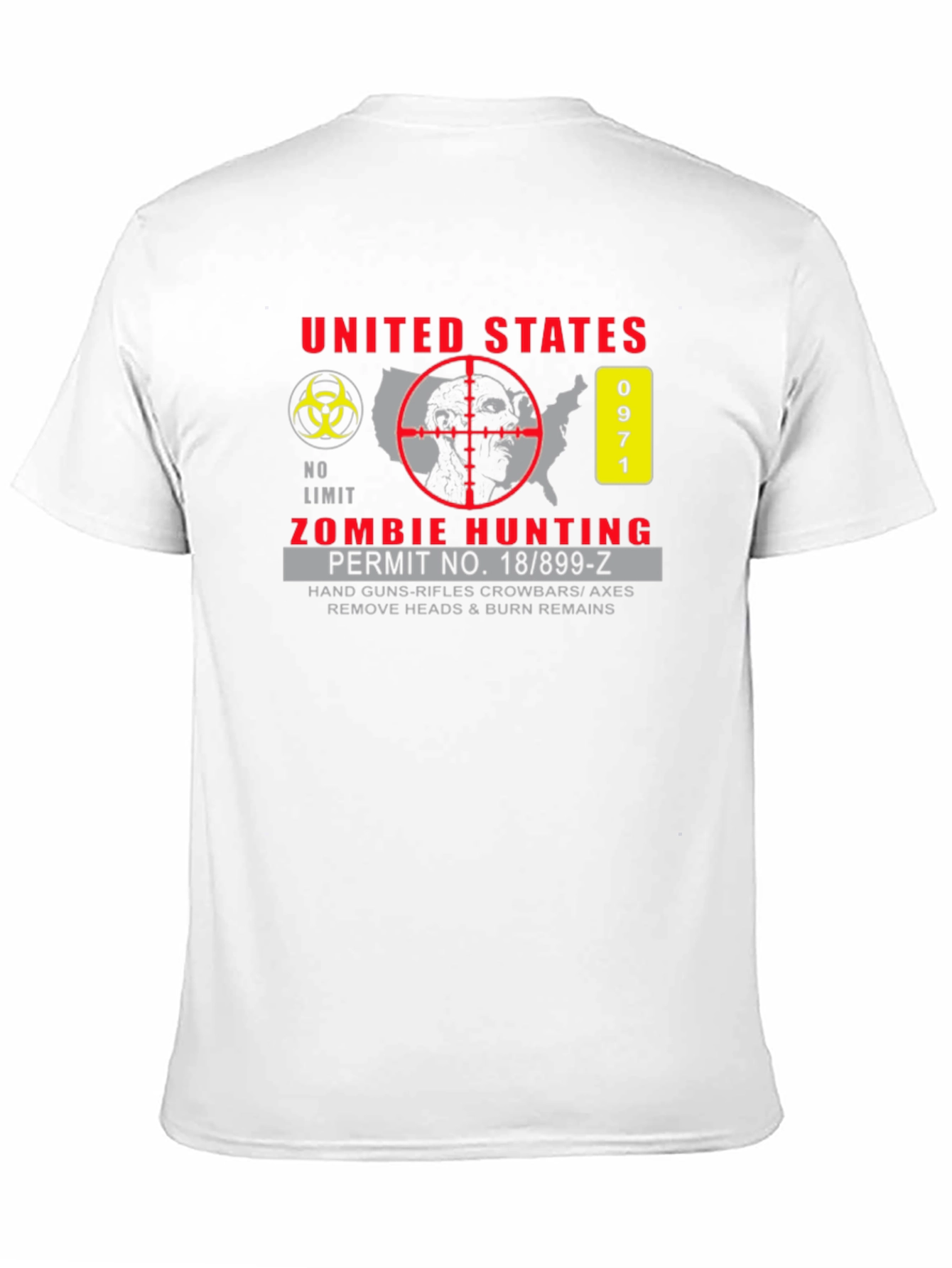 Zombie Hunting Permit T-Shirt