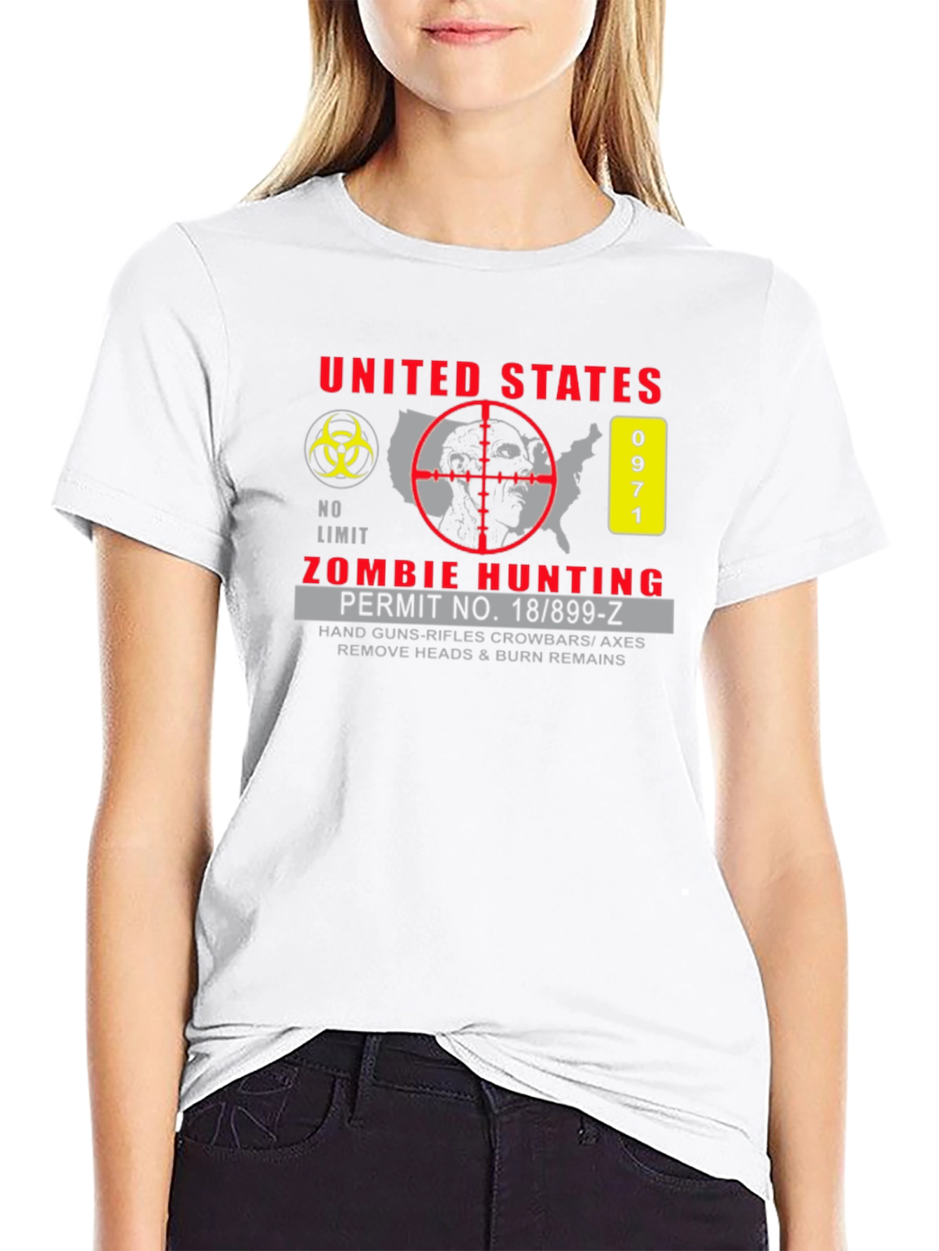 Zombie Hunting Permit T-Shirt