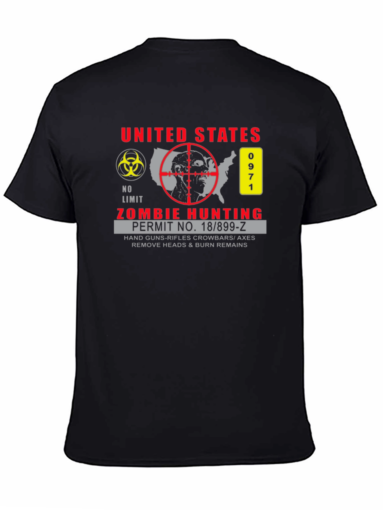 Zombie Hunting Permit T-Shirt