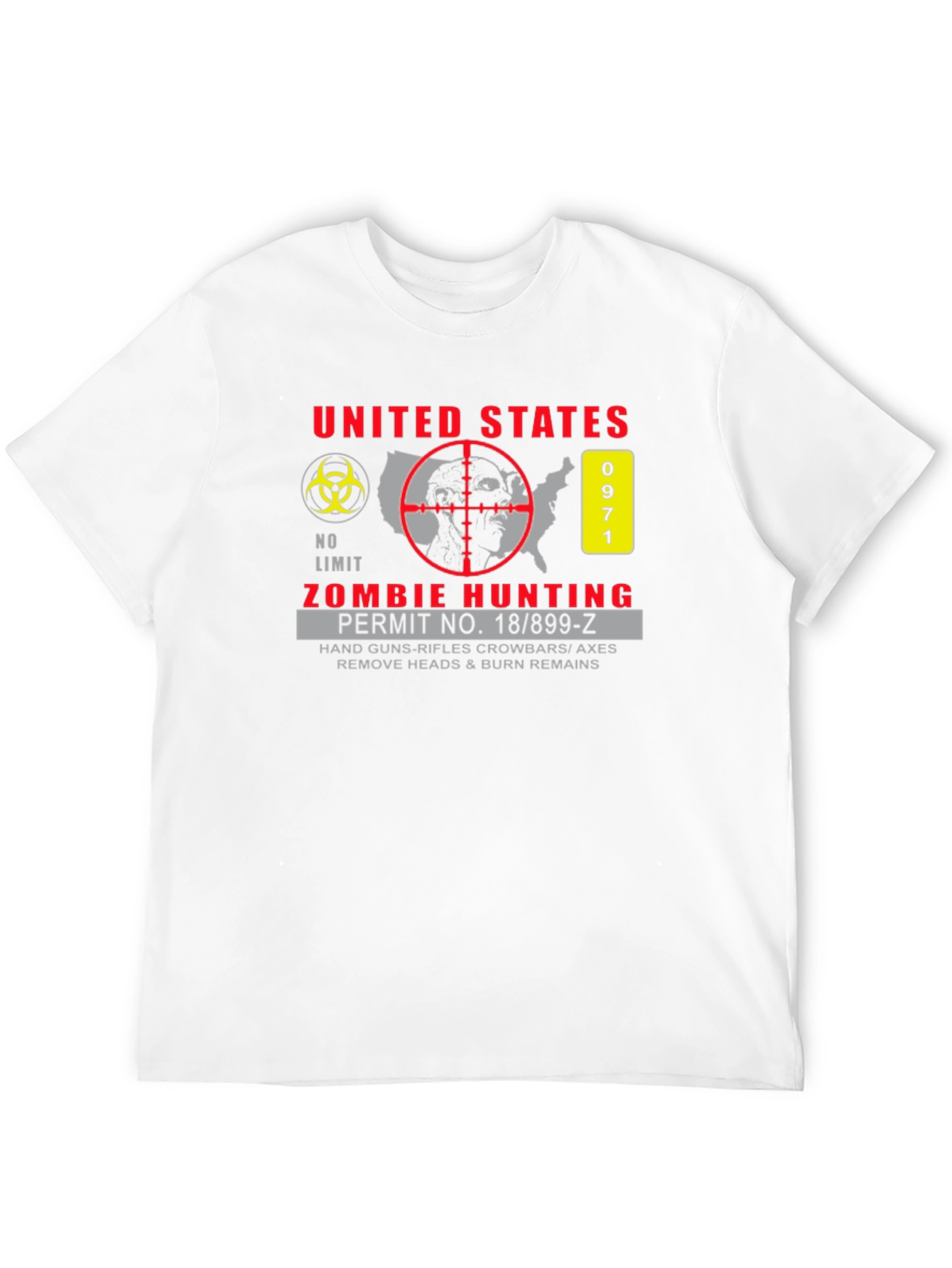 Zombie Hunting Permit T-Shirt
