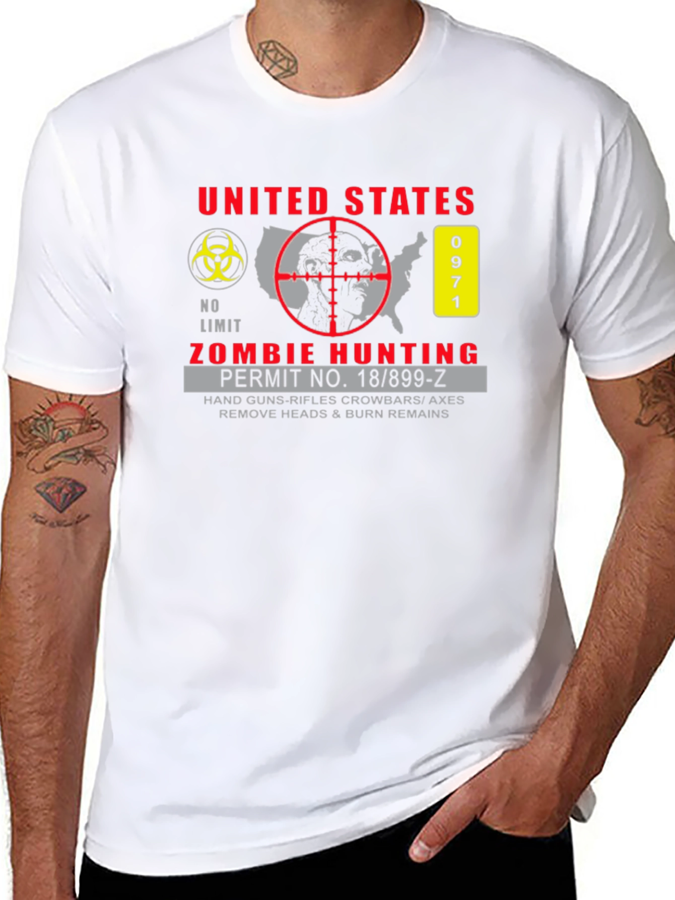 Zombie Hunting Permit T-Shirt