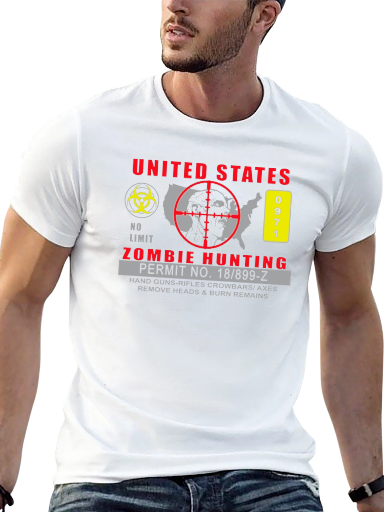Zombie Hunting Permit T-Shirt