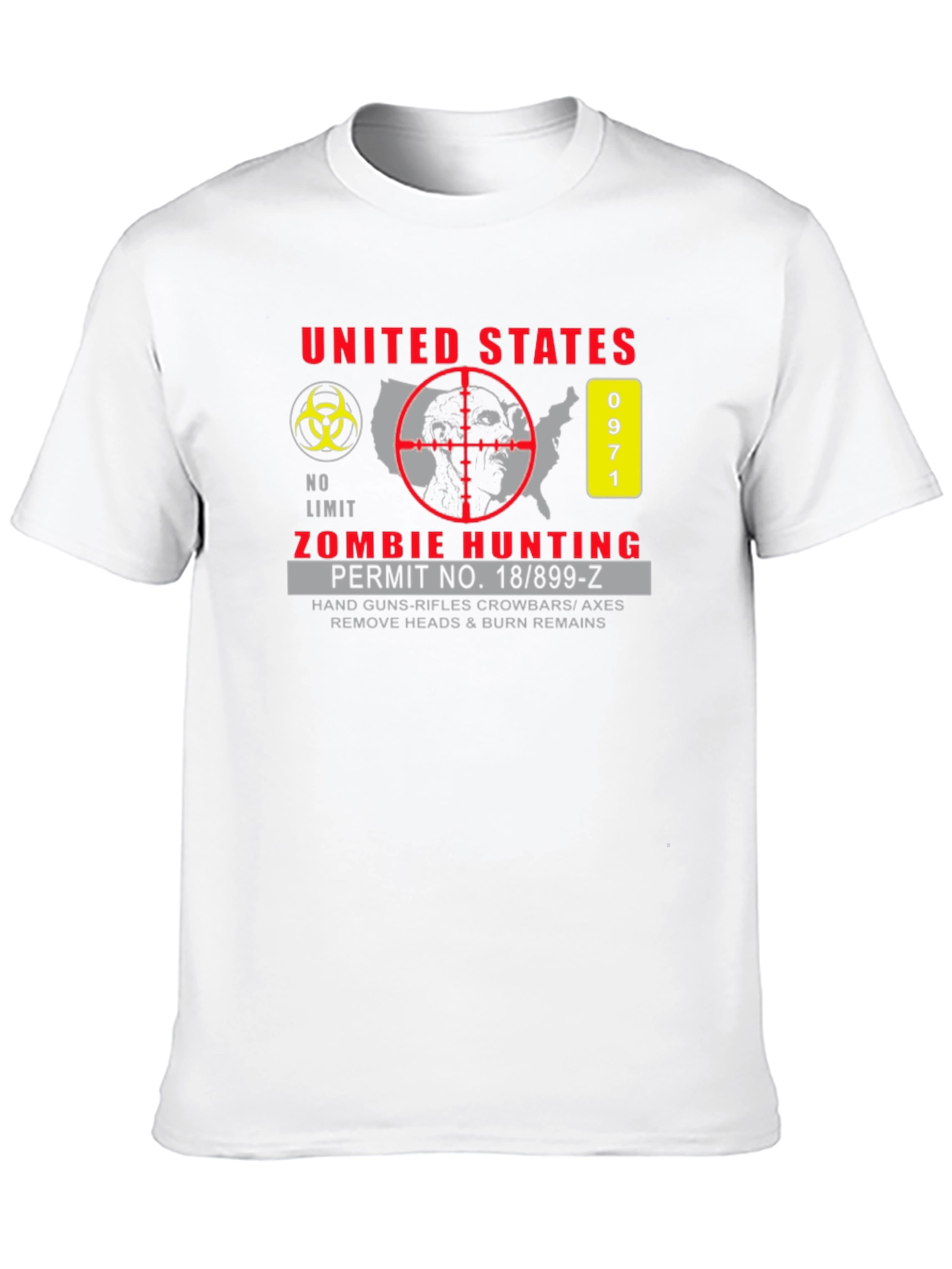 Zombie Hunting Permit T-Shirt