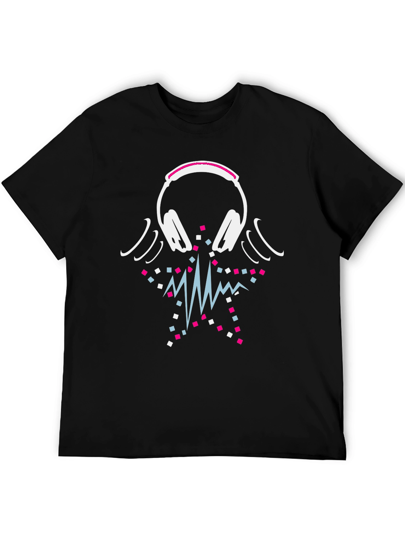 DJ Headphones Graphic Tee - Music Lovers T-Shirt