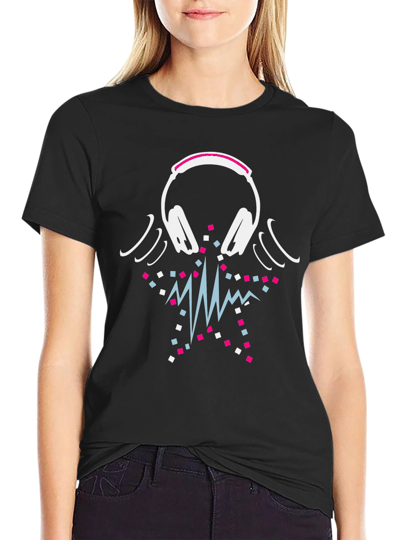 DJ Headphones Graphic Tee - Music Lovers T-Shirt
