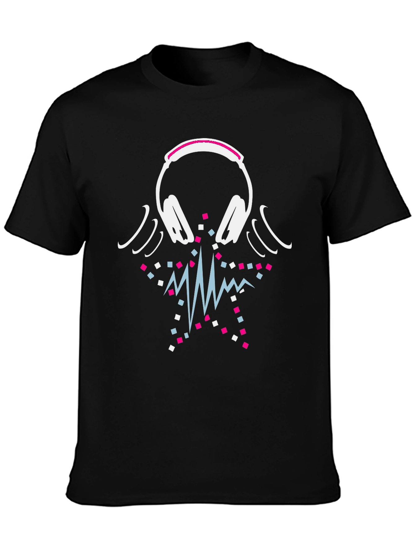 DJ Headphones Graphic Tee - Music Lovers T-Shirt