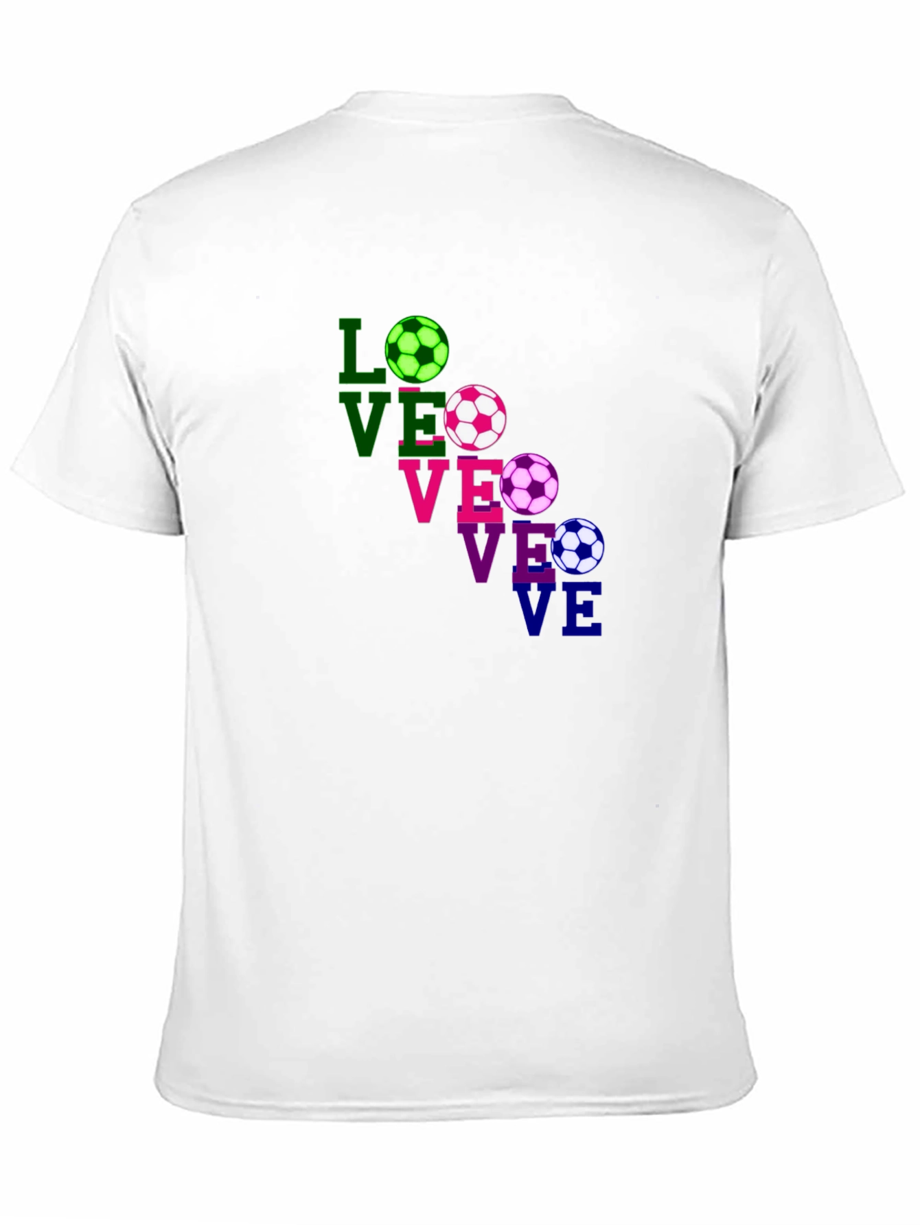 Love Soccer T-Shirt - Fun Graphic Tee