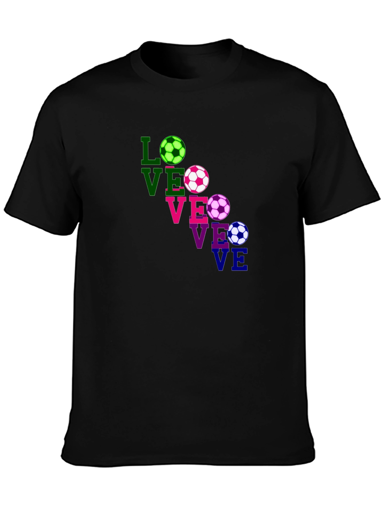 Love Soccer T-Shirt - Fun Graphic Tee