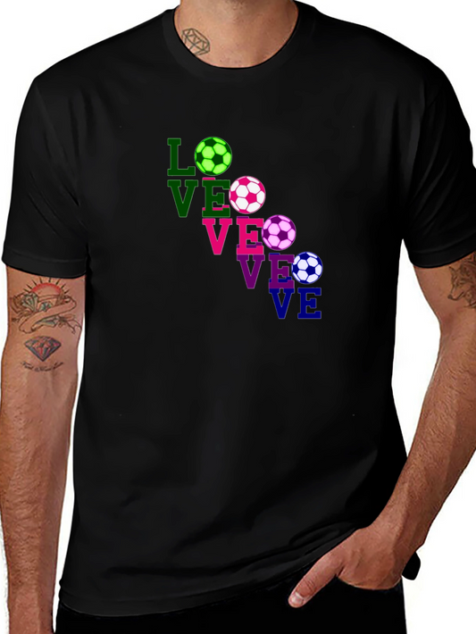 Love Soccer T-Shirt - Fun Graphic Tee