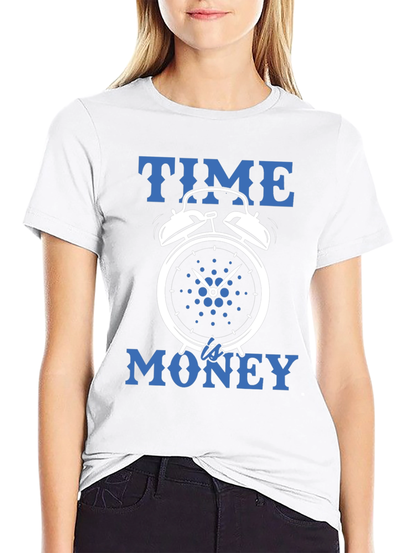 Time is Money Tee - Clock Design Graphic T-Shirt