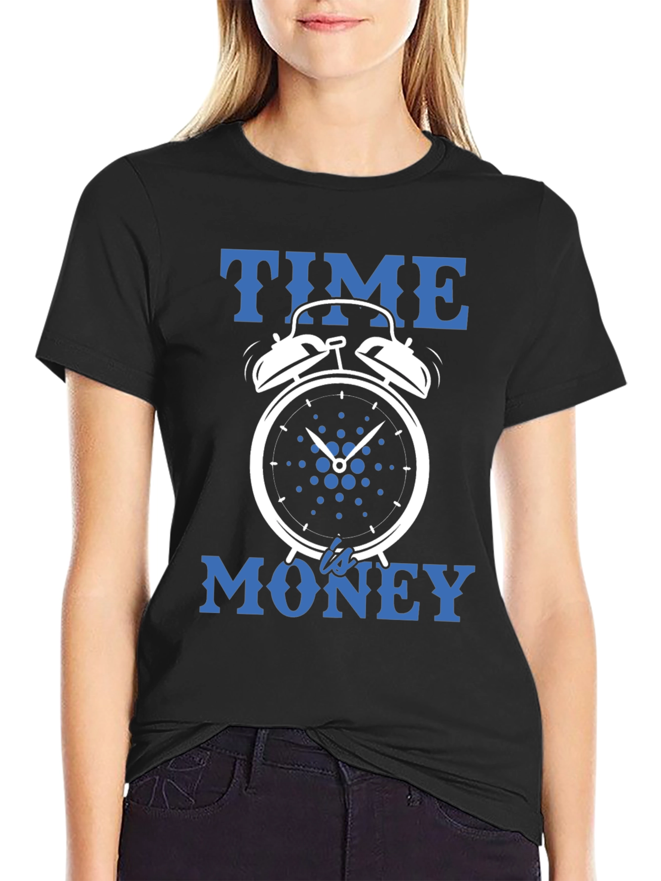 Time is Money Tee - Clock Design Graphic T-Shirt