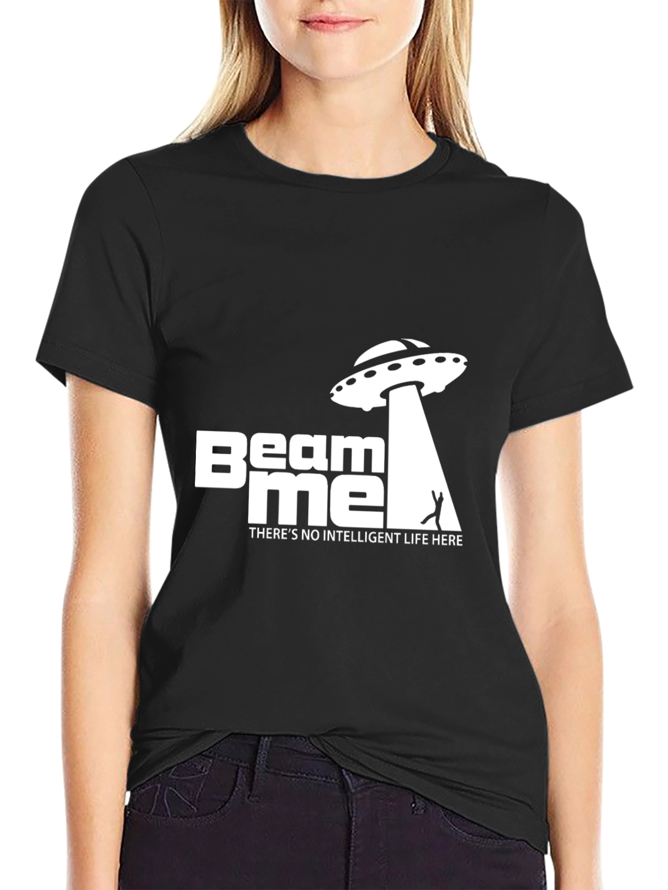Beam Me Up Funny Graphic Tee