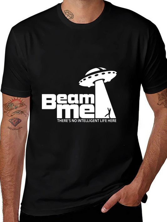 Beam Me Up Funny Graphic Tee